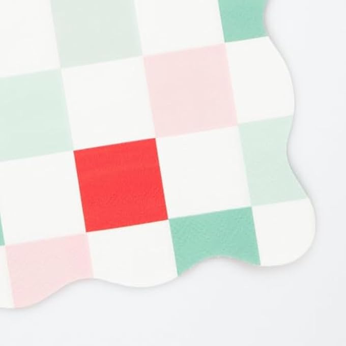 MULTI CHECK LARGE NAPKINS - Image 2